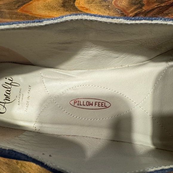 AMALFI by Rangoni navy suede blue round block heel NWOT size 11 - Picture 8 of 11